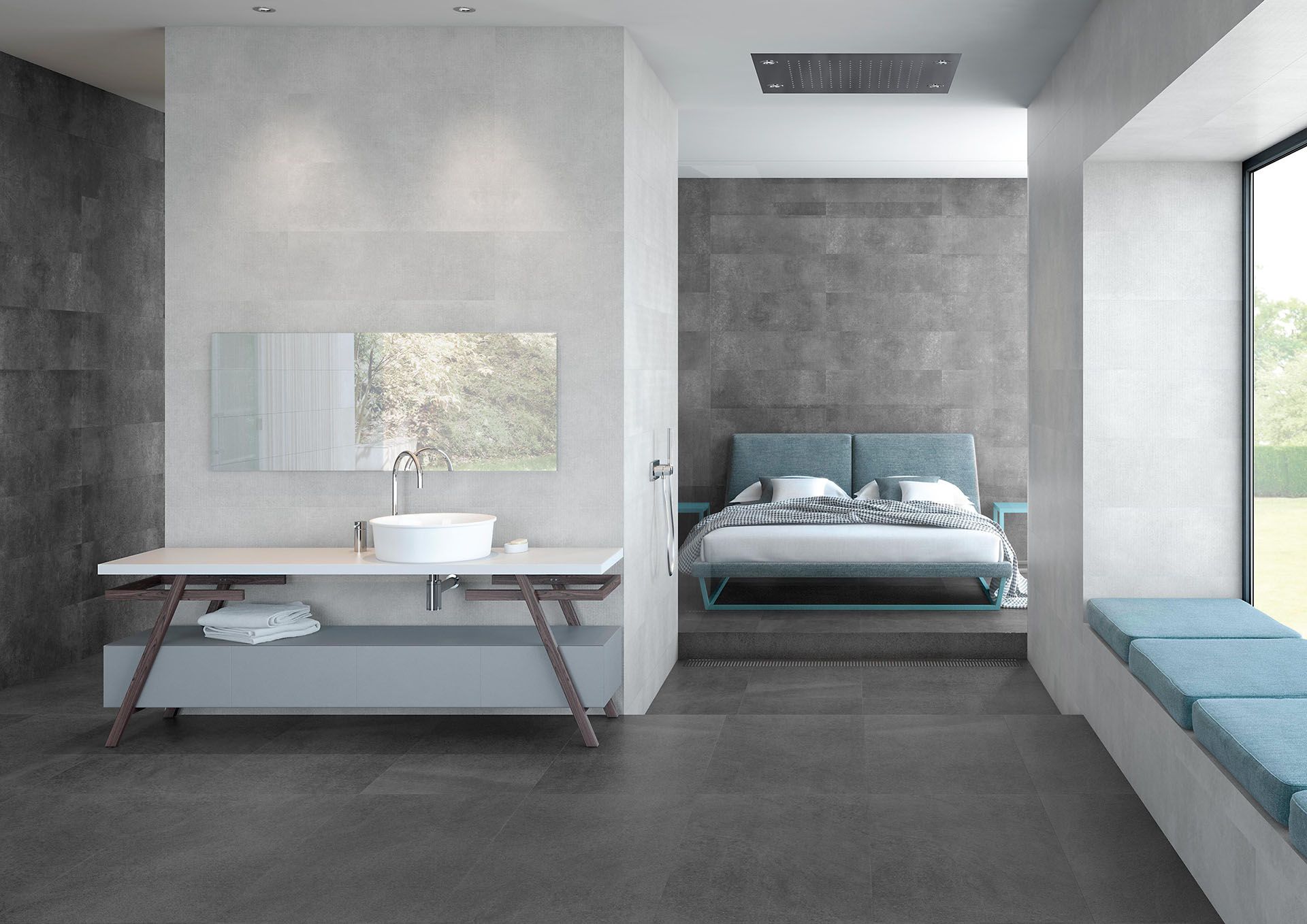 AMB FIDENZA GRAPHITE 60X120 TRAPANI GRAPHITE TRAPANI PEARL 30X90