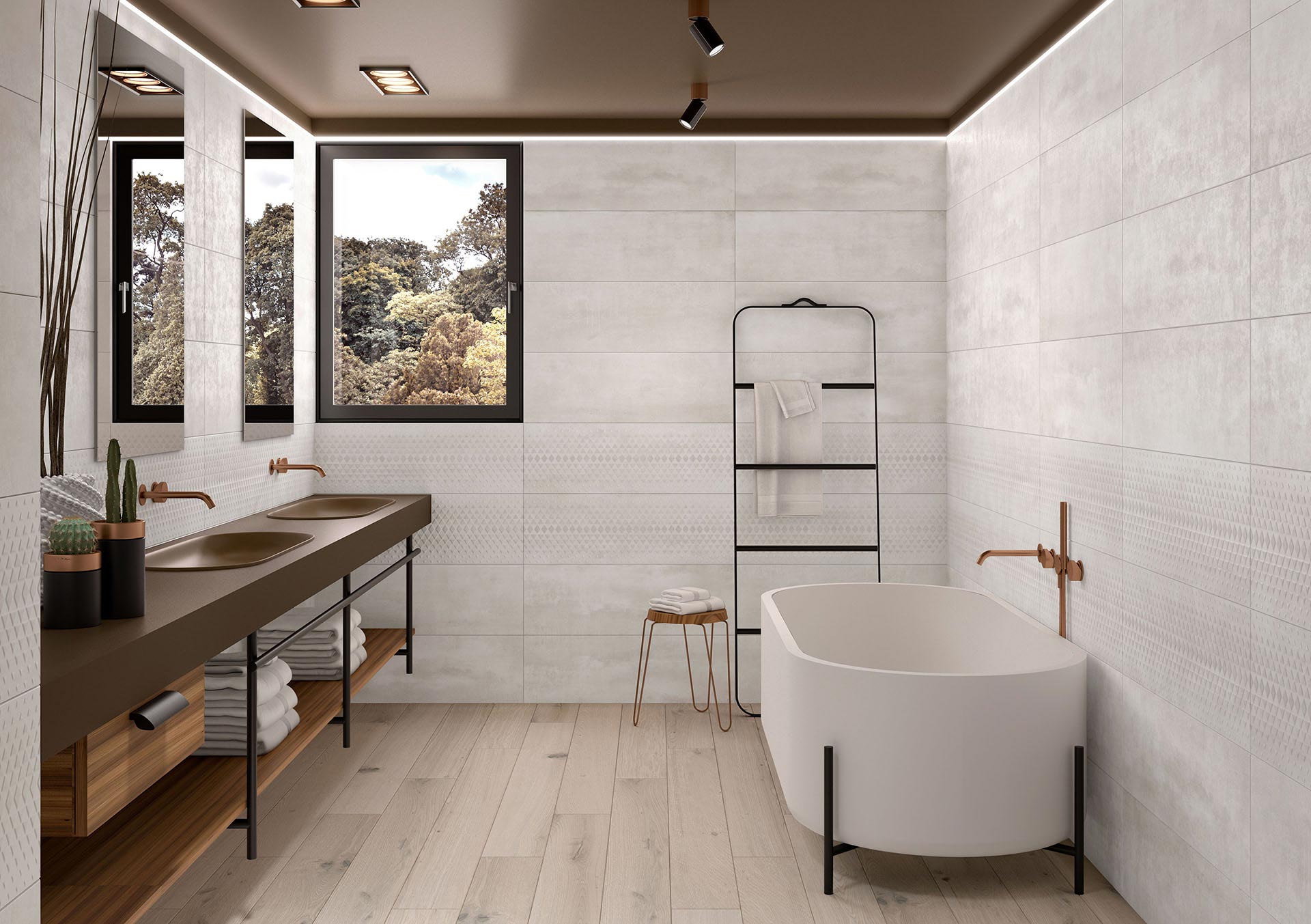AMB CHANNEL WHITE RLV WHITE 25X75 DILUCA WHITE 22,5X180