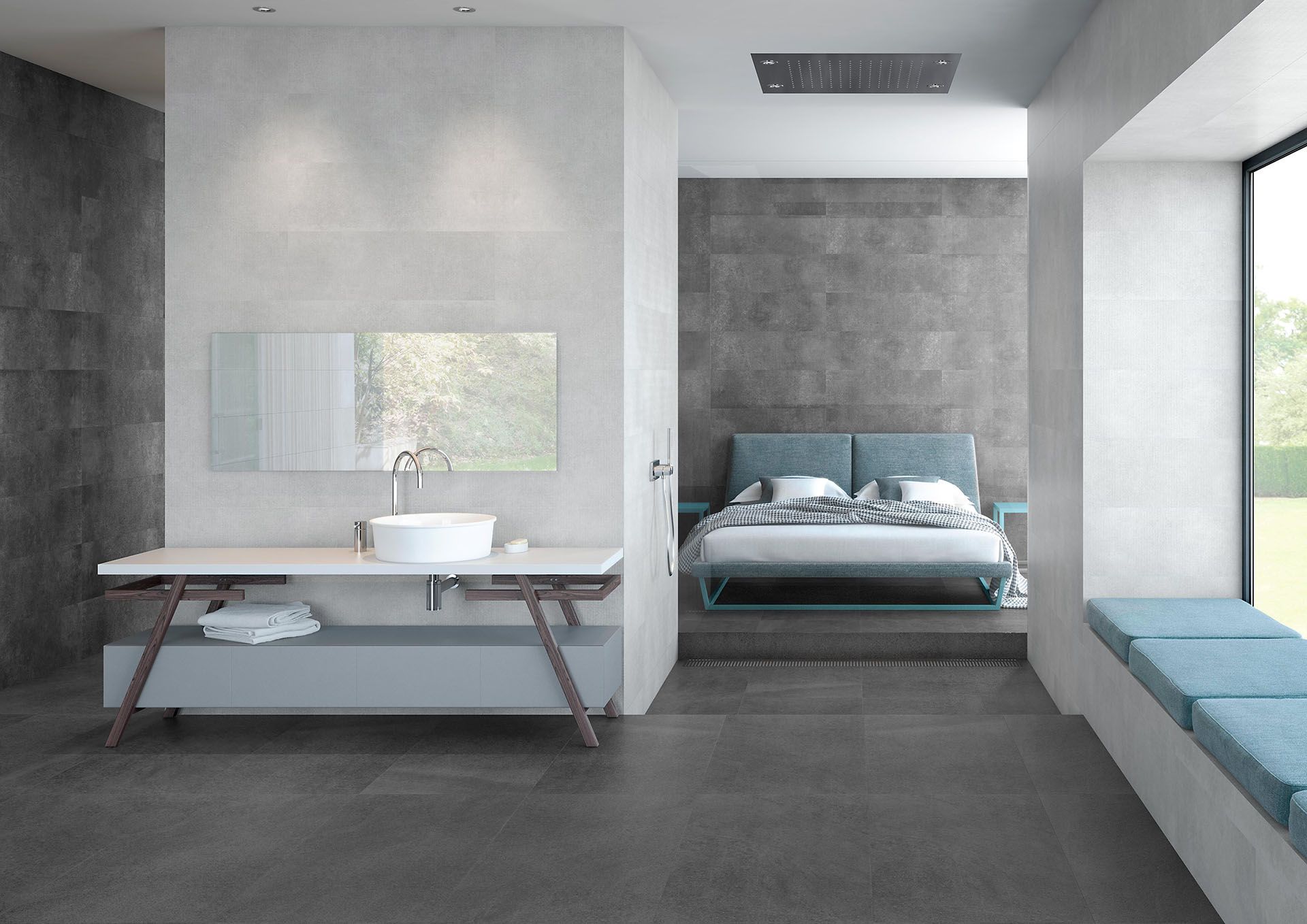 AMB TRAPANI PEARL GRAPHITE 30X90 FIDENZA GRAPHITE 60X120