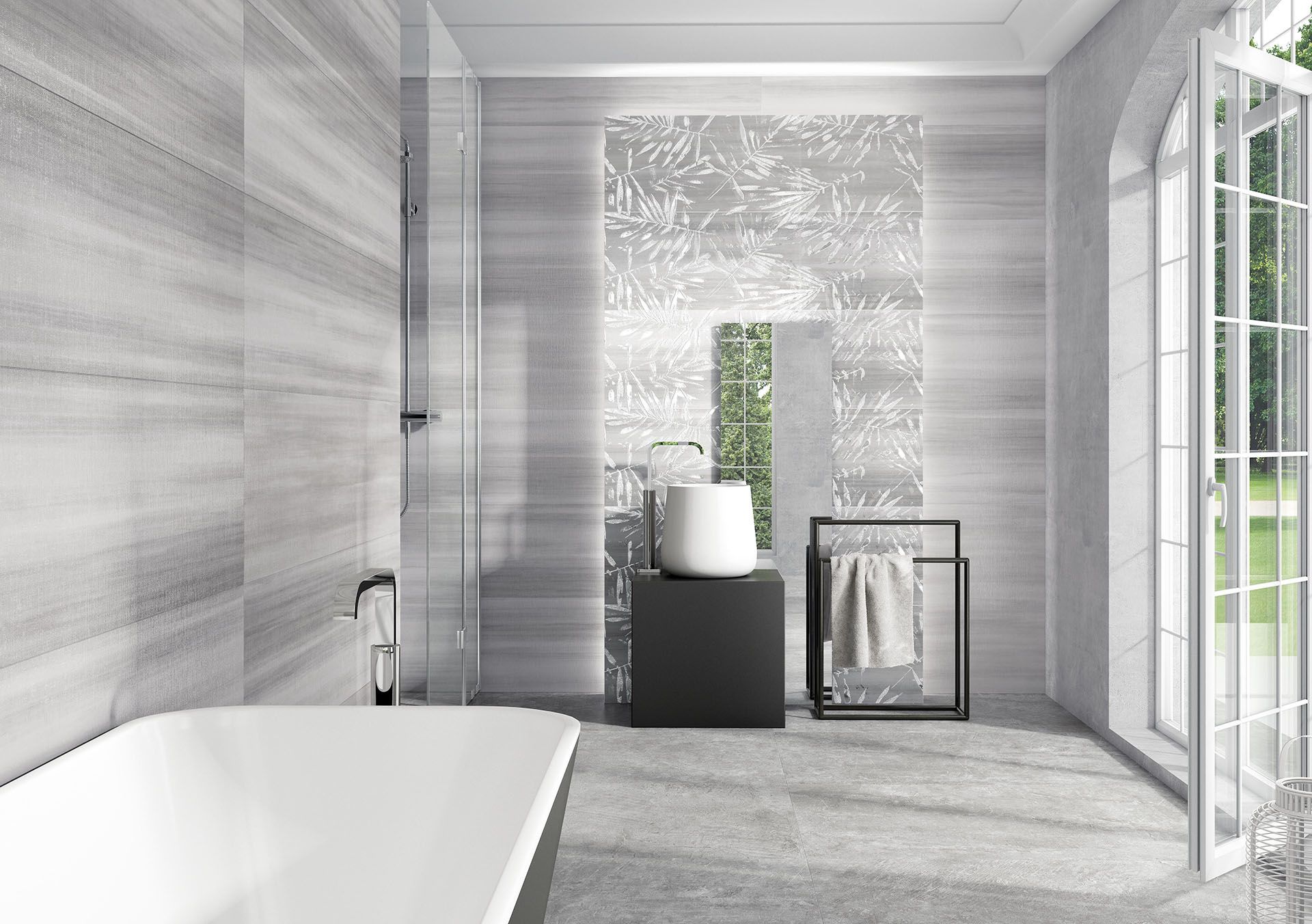 AMB TISSE SILVER DECOR SALISBURY DEVON SILVER 60X120