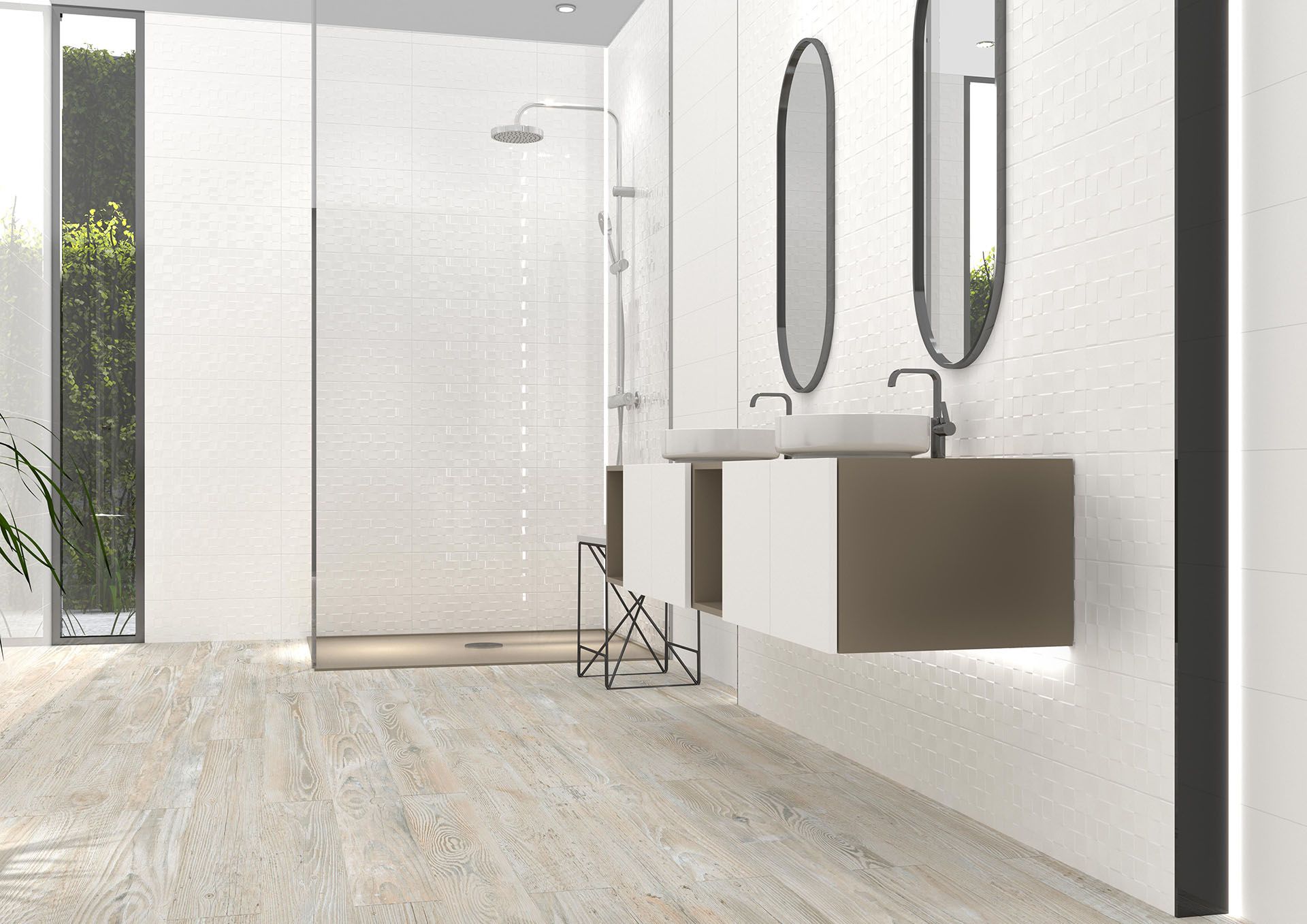 AMB SUN RLV CUBIC 25X75 ORISTANO WHITE