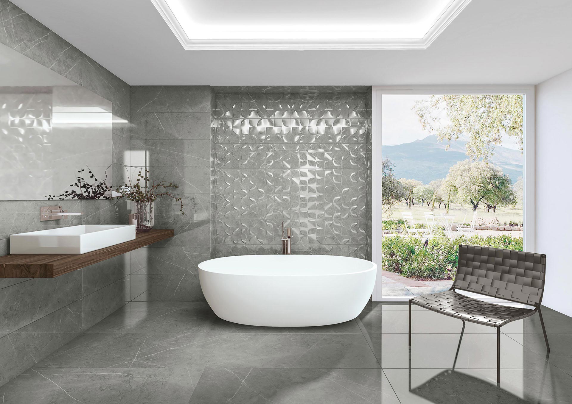 AMB ALTAMURA GRAY RLV ALTAMURA GRAY 3X90 ALTAMURA 60X120