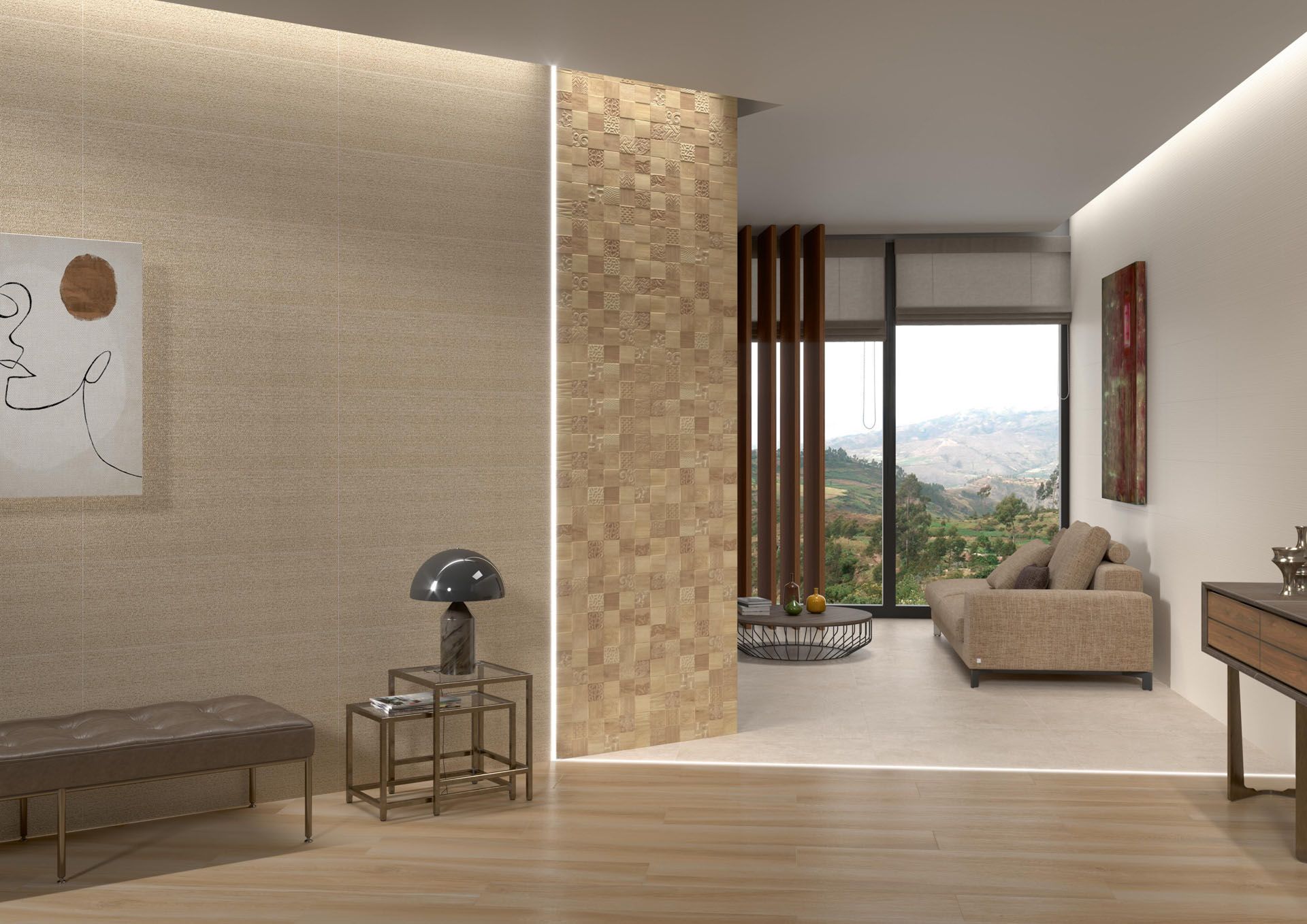 AMB RLV ESSENCE CUBE NACAR 33,3X100 RLV ESSENCE LINE NACAR 33,3X100 RLV HERA BOHARS CAMEL 16,3X51,7 BOHARS CAMEL 25X150 DEVON TAN 90X90