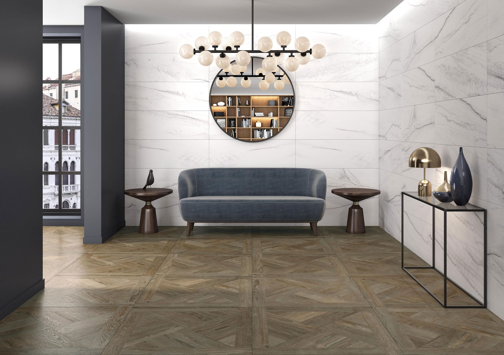 AMB CASSETTO RENNES UMBER 90X90 NANTES WHITE 30X90