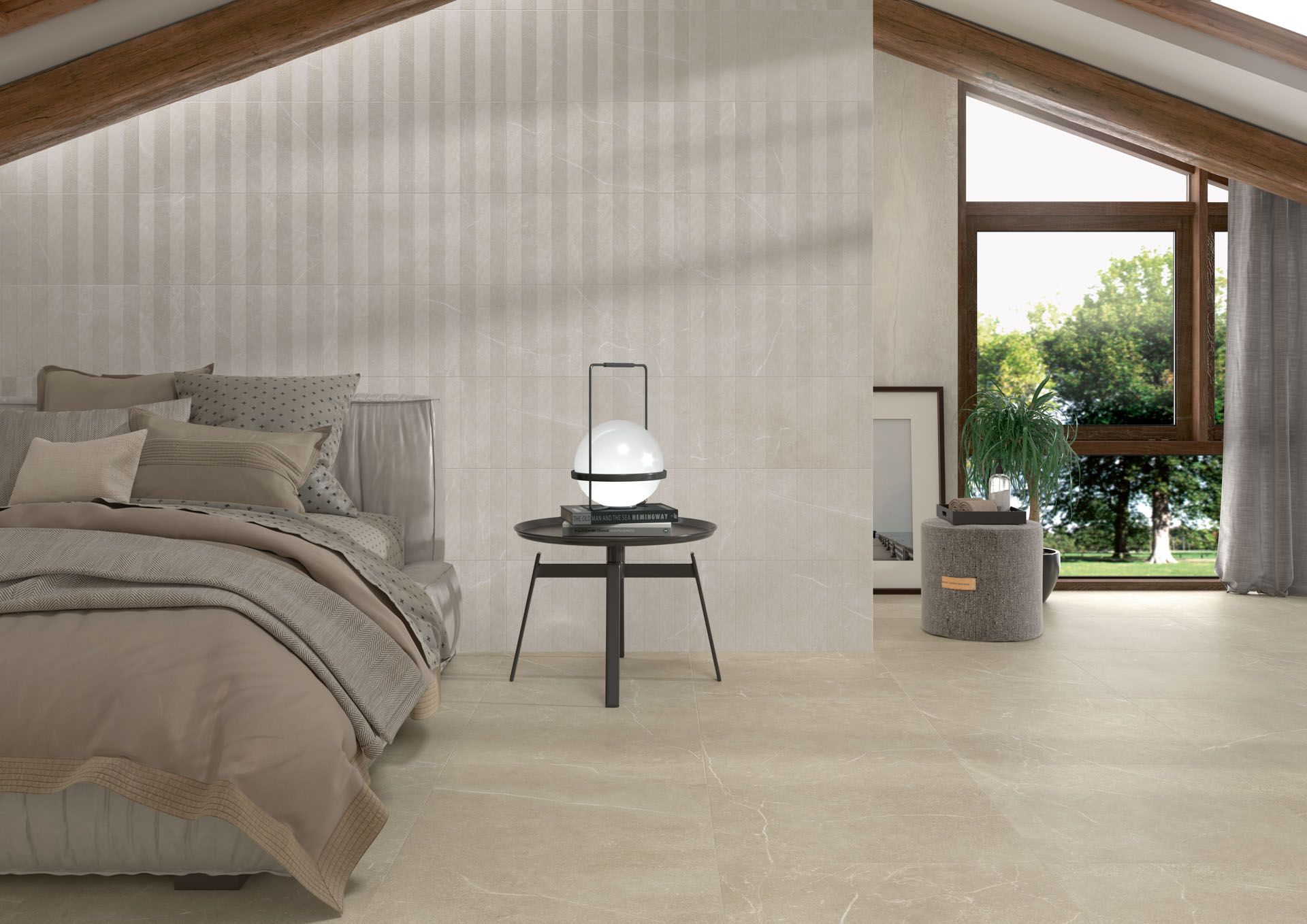 AMB SOAPSTONE RLV SPIGATO WHITE 30X60 SOAPSTONE TAN 60X60