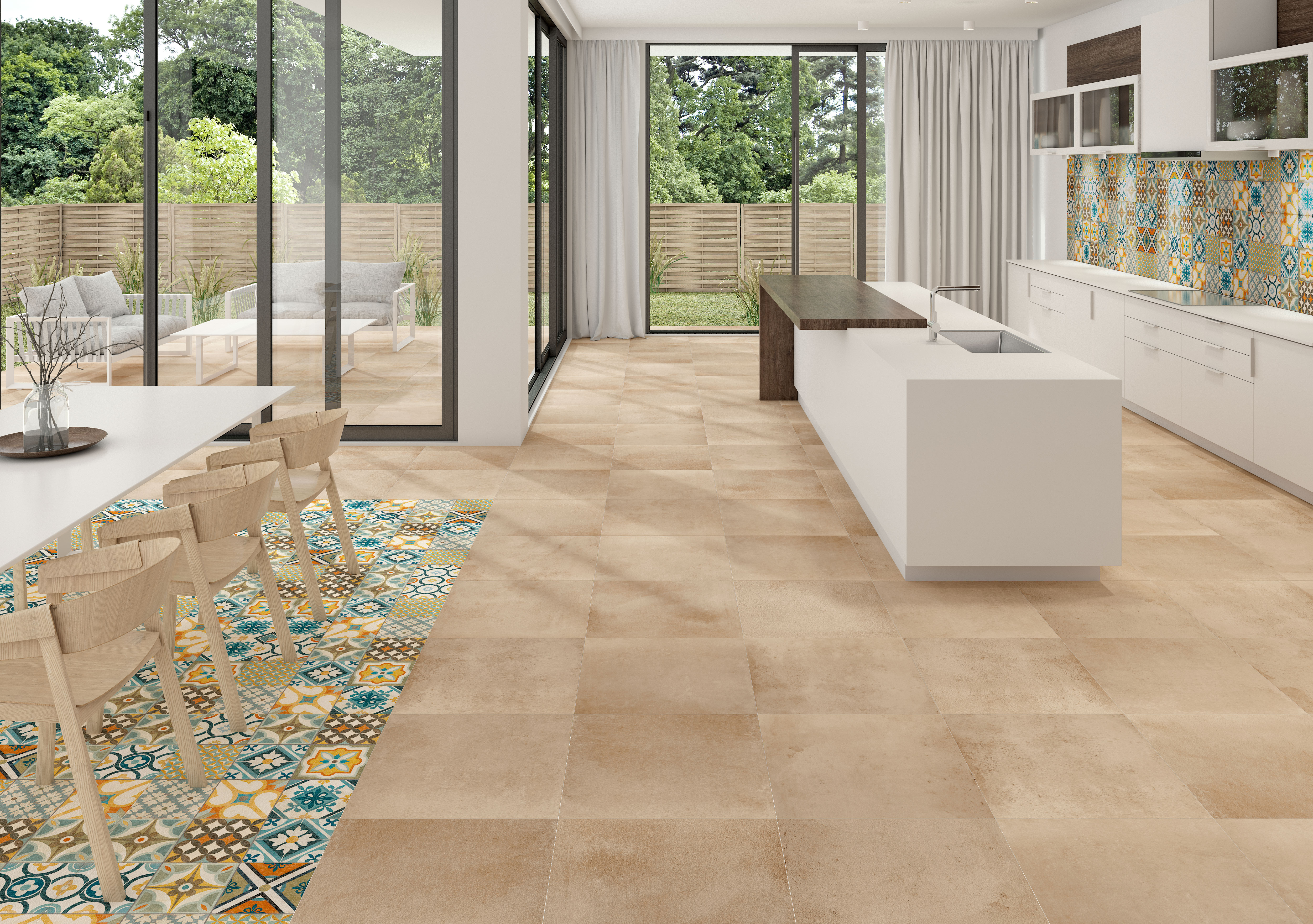 AMB TERRACINA SIENNA 60X60 HERITAGE MULTI 60X60