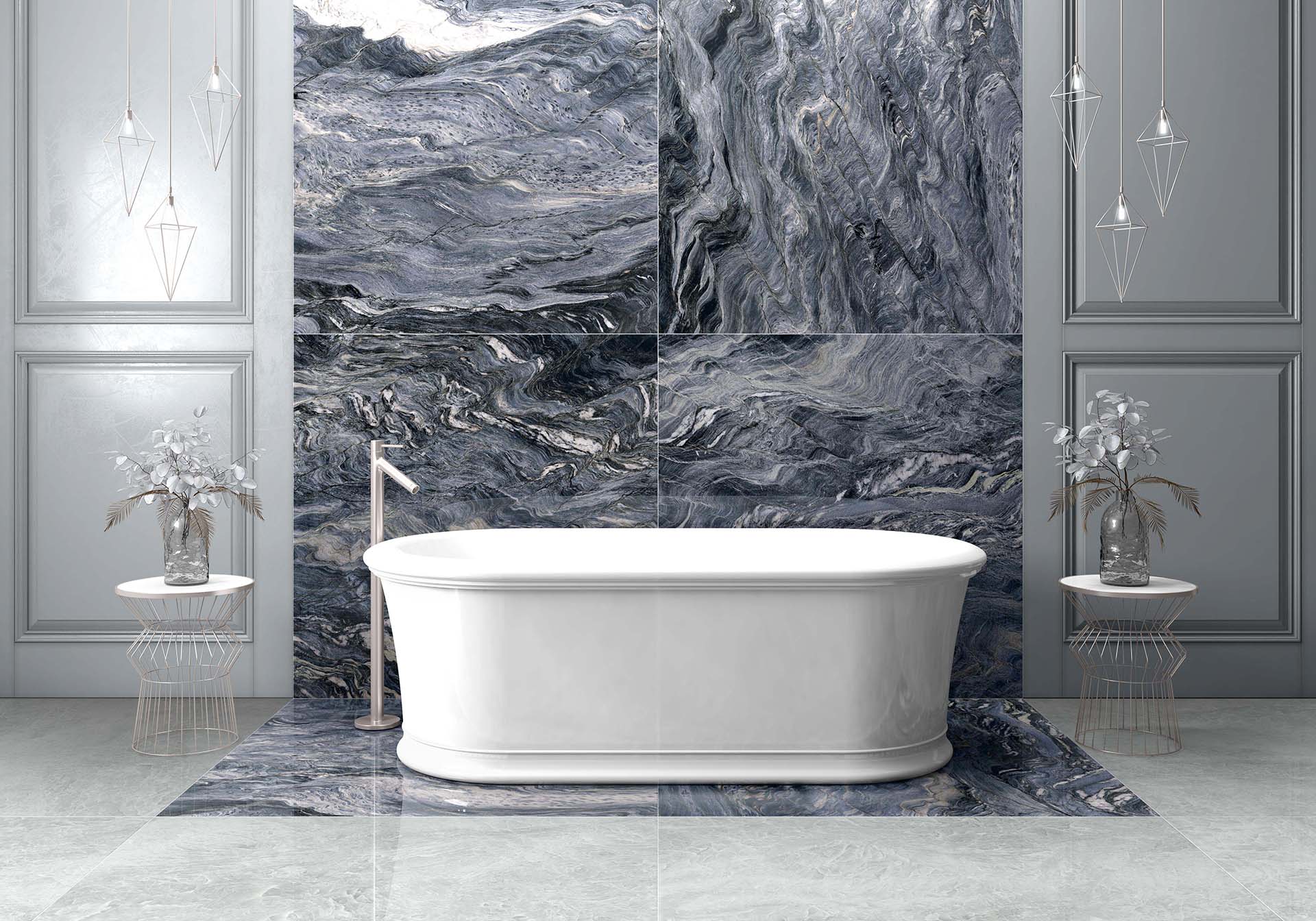 AMB EXPLOSION BLUE TAJ MAHAL WHITE 120X120