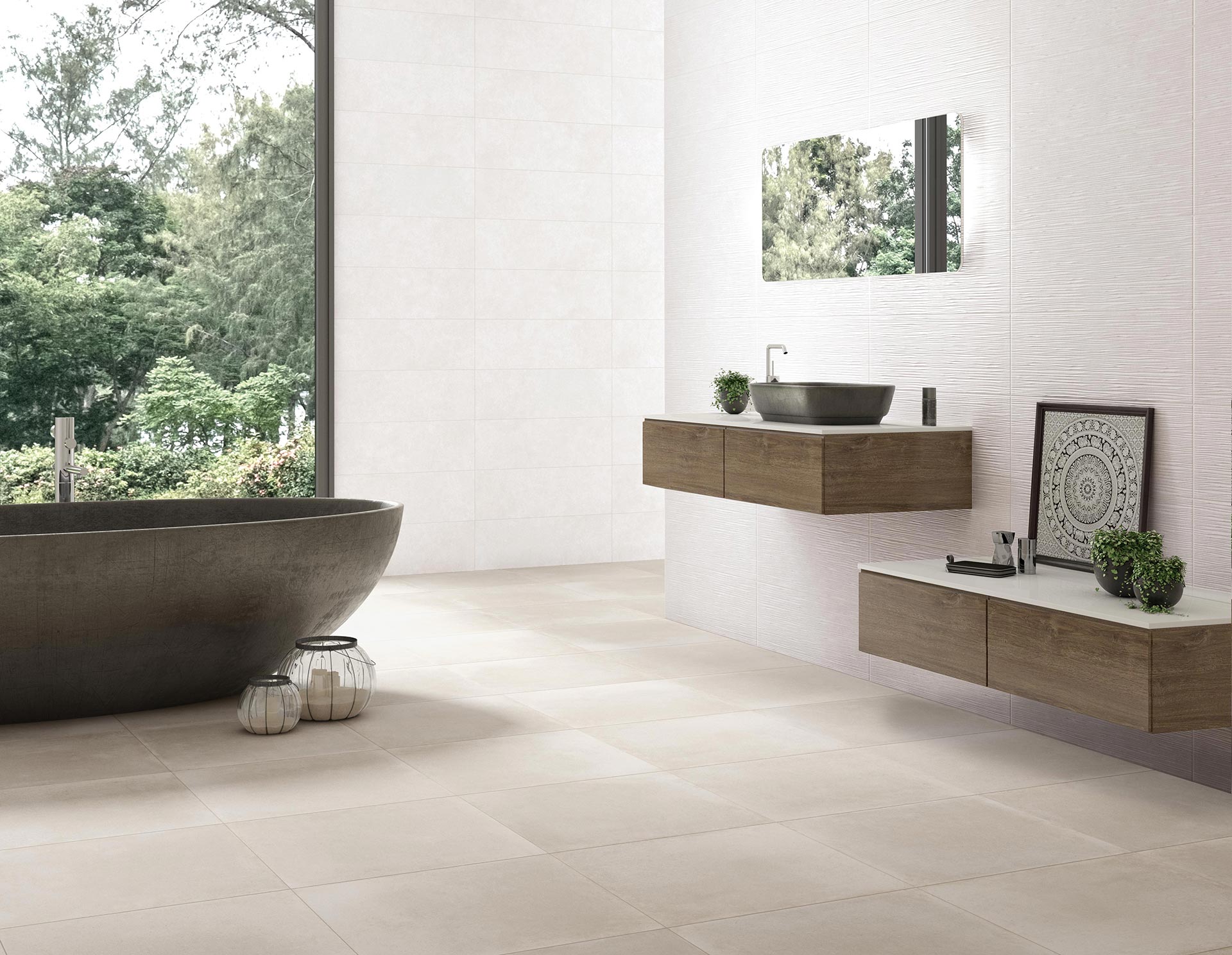 AMB YAIZA GRIS 25X75 ORISTAN PERLA 60X60