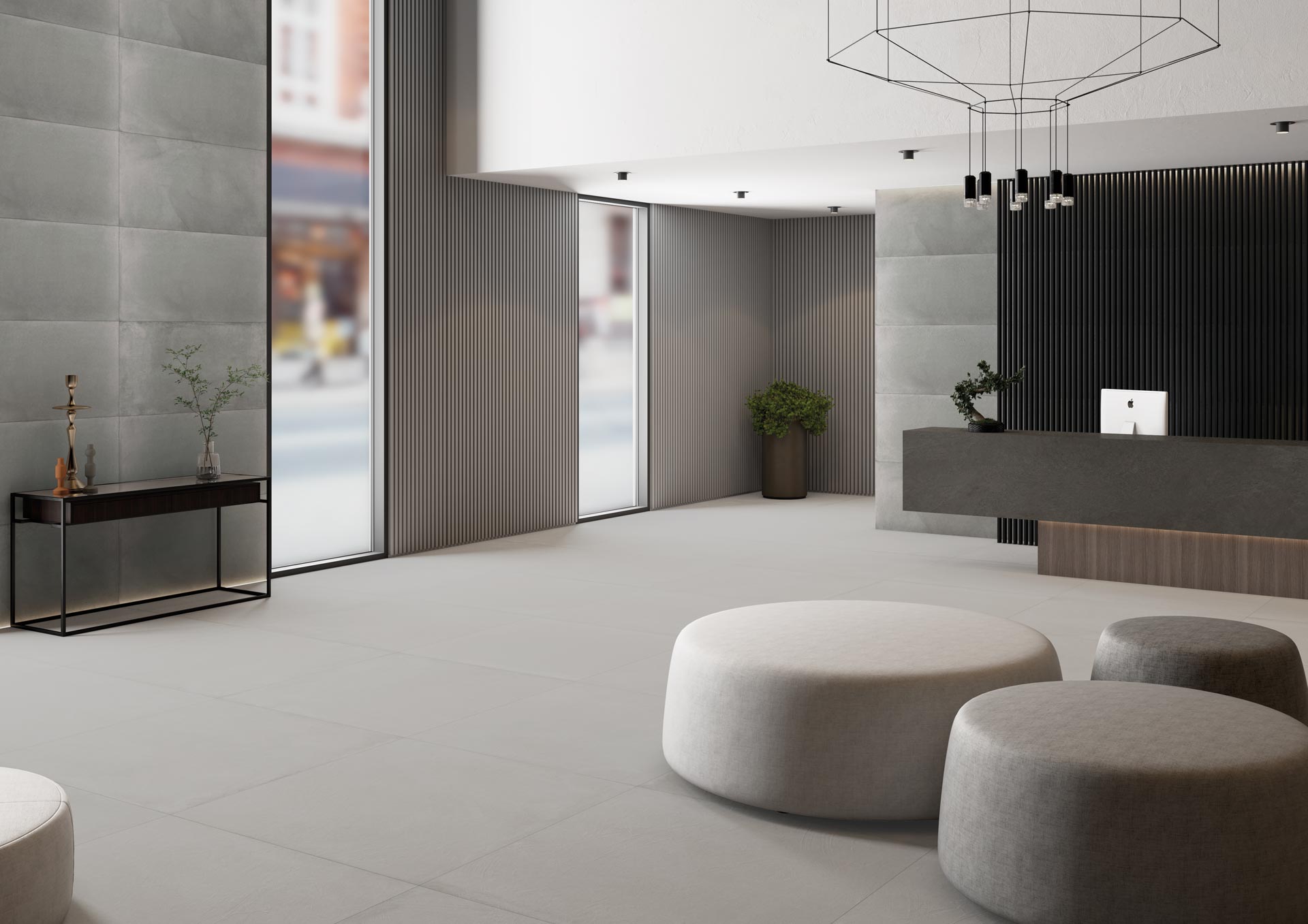 AMB CASTROVILLARI SILVER 120X120 - CASTROVILLARI GRAY 60X120