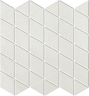 MOSAICO TRIS CASTROVILLARI WHITE 28X28