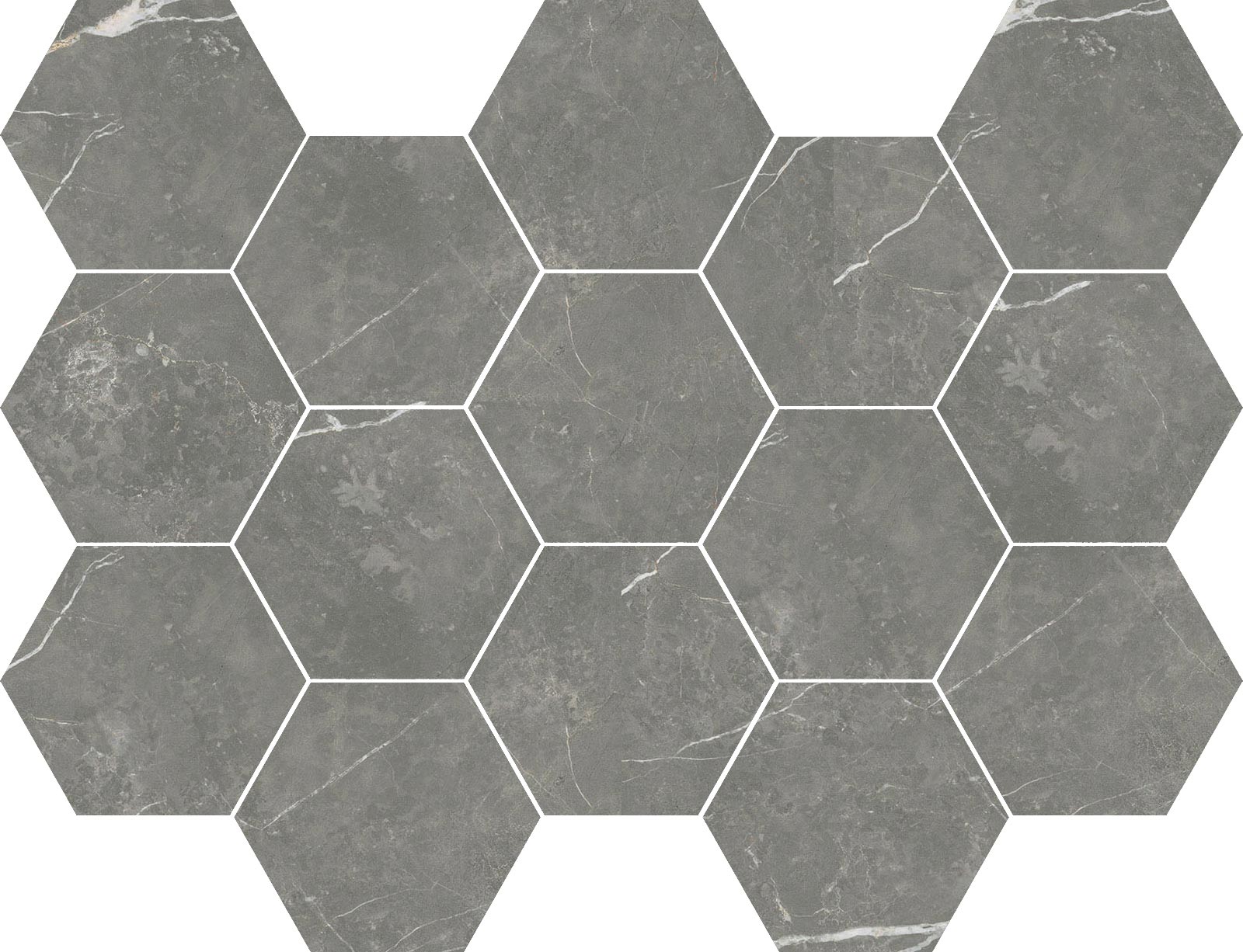 MOSAICO HEX. ELITE MATT GRAPHITE 32,5X22,5