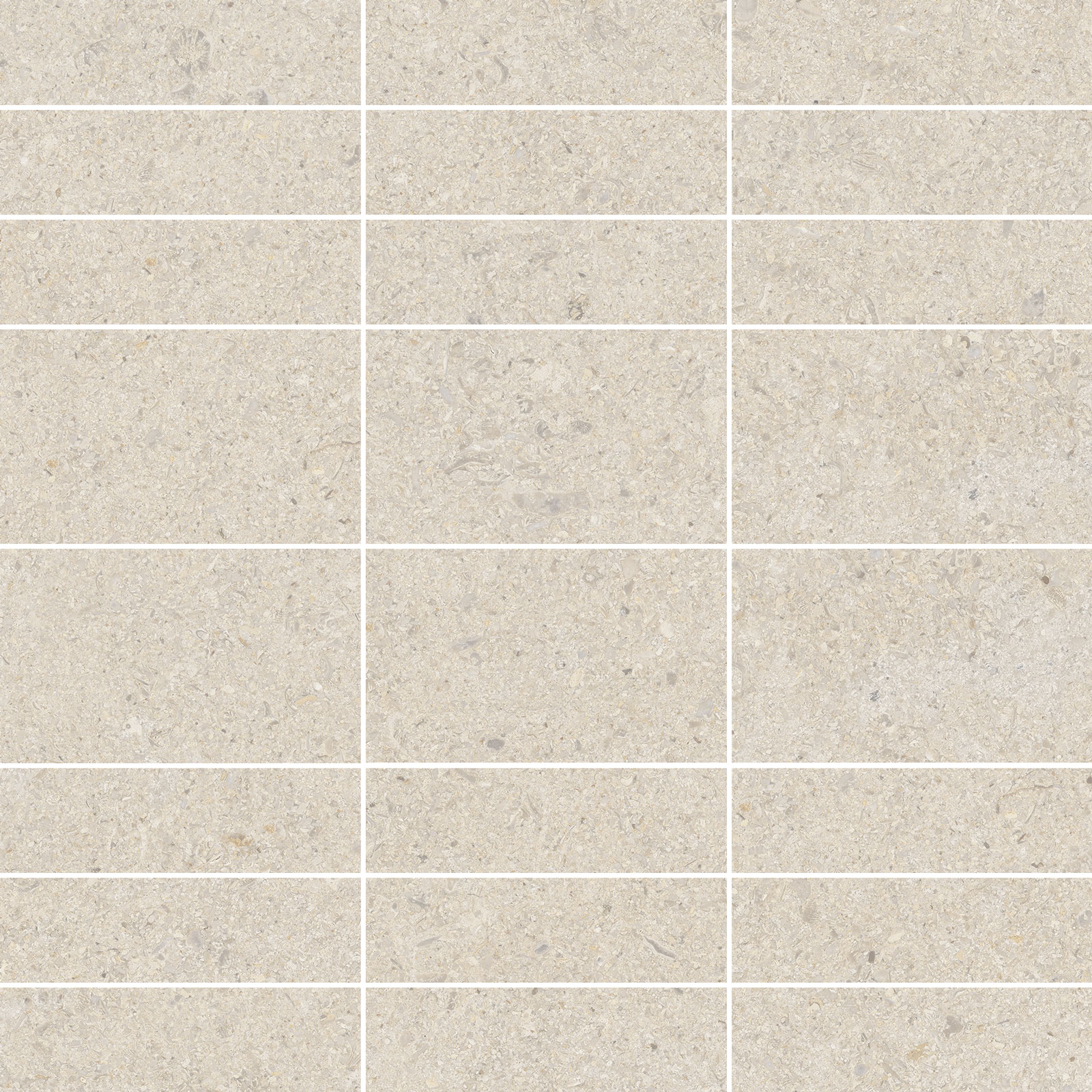 MOSAICO MACASSAR CALCARE LINEN 30X30 BRU