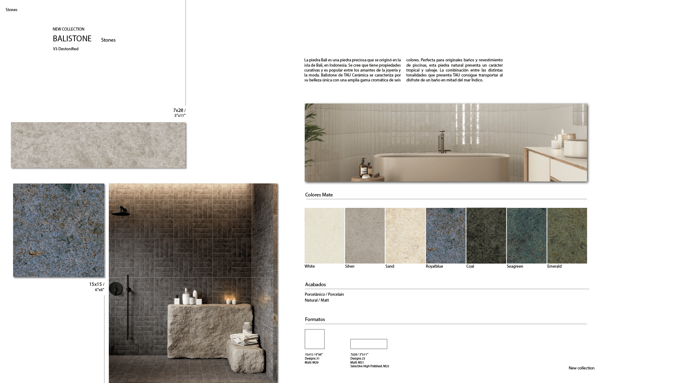 UPDATE Finally we will have Balistone Gloss in 15x15 and 7x28 in the